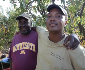 Peter and Lumo, our friendly cooks on the Maasai Steppe.  We were well-cared for by many attentive people.