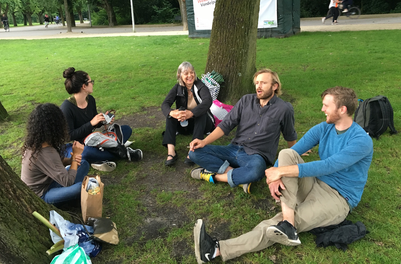 An almost-memorable afternoon in Vondelpark doing what visitors to Amsterdam do....